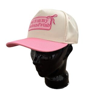 Trucker Hat - “put it on my husband’s tab”